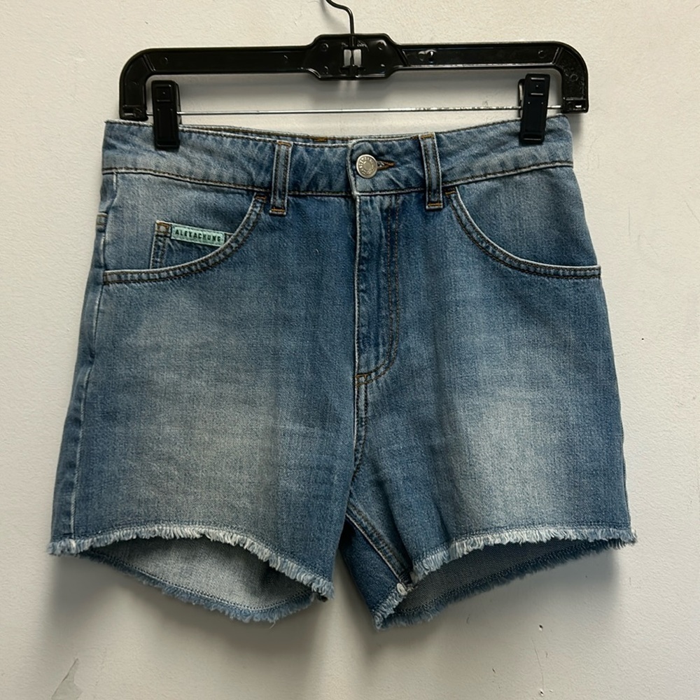 Alexa Chung Jean shorts